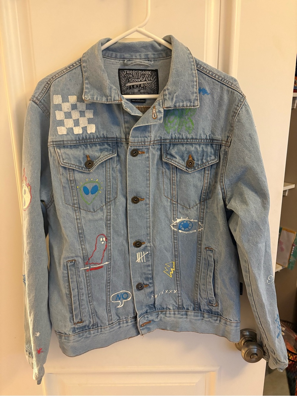 Brooklyn Cloth Trademark Painted Denim Jacket